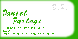 daniel parlagi business card