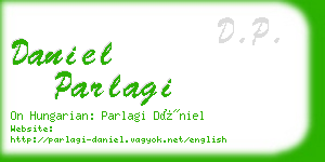 daniel parlagi business card